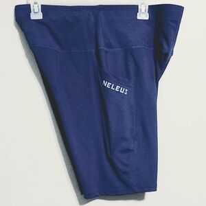 Neleus Men's Biking Shorts Blue Size 2x